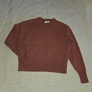 Wilfred Orange Brownish Crewneck Sweater